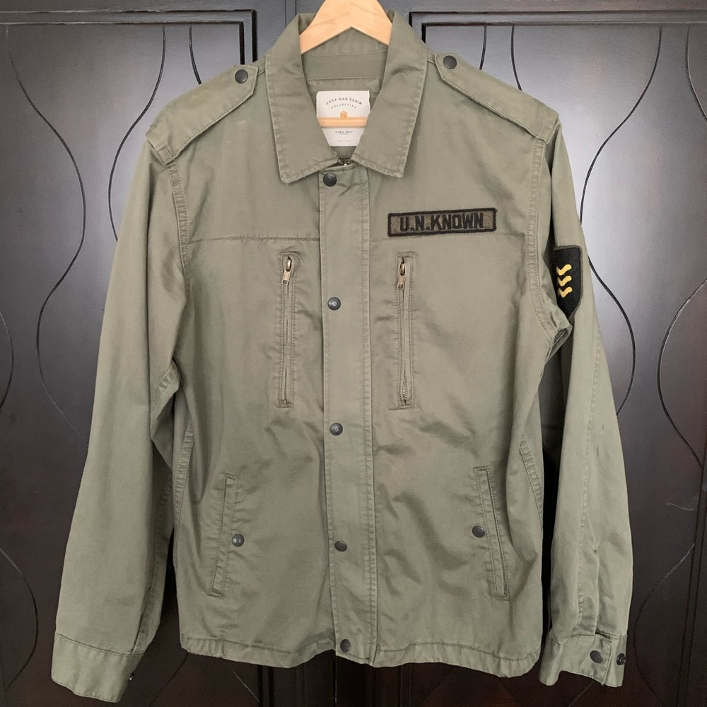 Zara Men’s Military-inspired Jacket